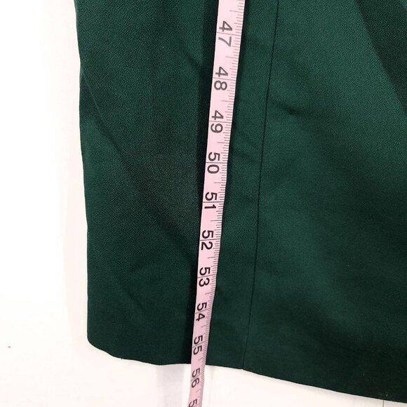 Vintage Alex Evenings Classic Dress Sleeveless Maxi Size 10 Green Polyester - Picture 12 of 15